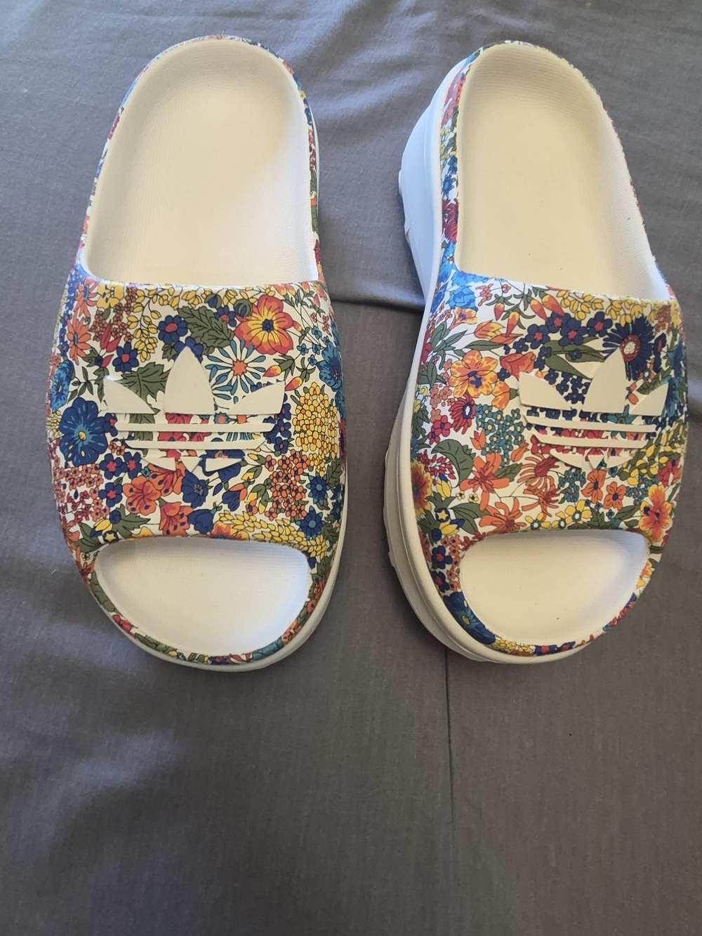 Adidas Adifom Stan Slide x Liberty London W Sz 6.5 USMulticolor Floral Platform